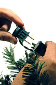 Christmas tree light plugs