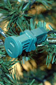 Tightened Christmas tree light plugs