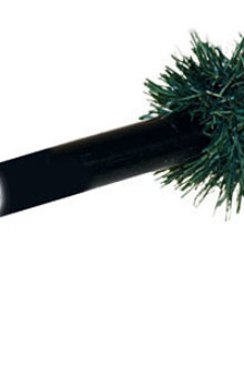Protective cap for Christmas tree pole